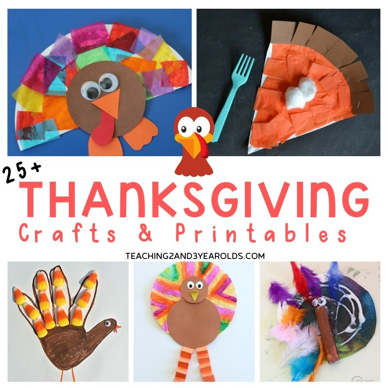 Printable Preschool Thanksgiving Crafts