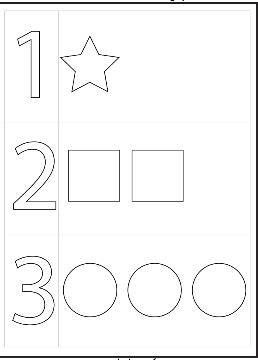 Printable Preschool Worksheets 3 Year Olds