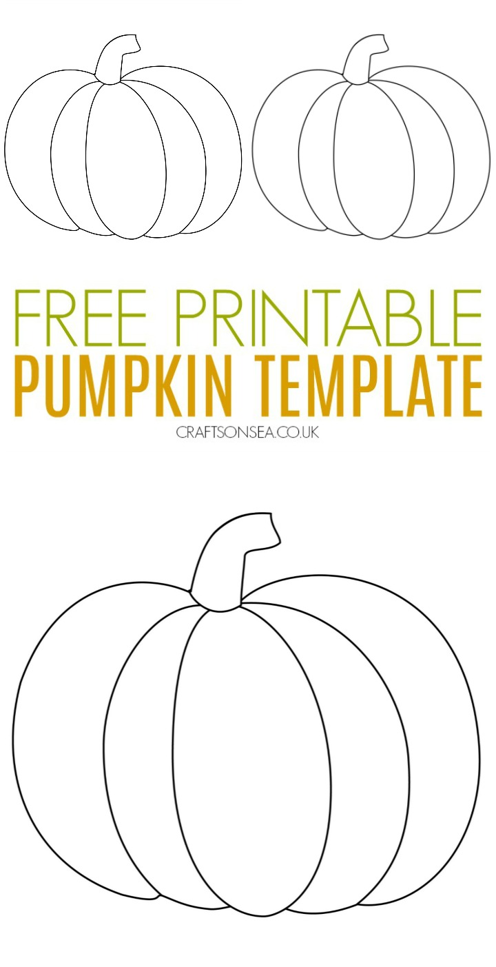 pumpkin crafts for preschoolers printable