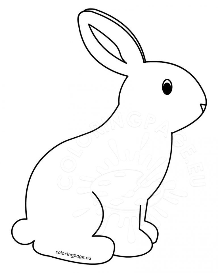 printable rabbit coloring pages printable rabbit coloring pages