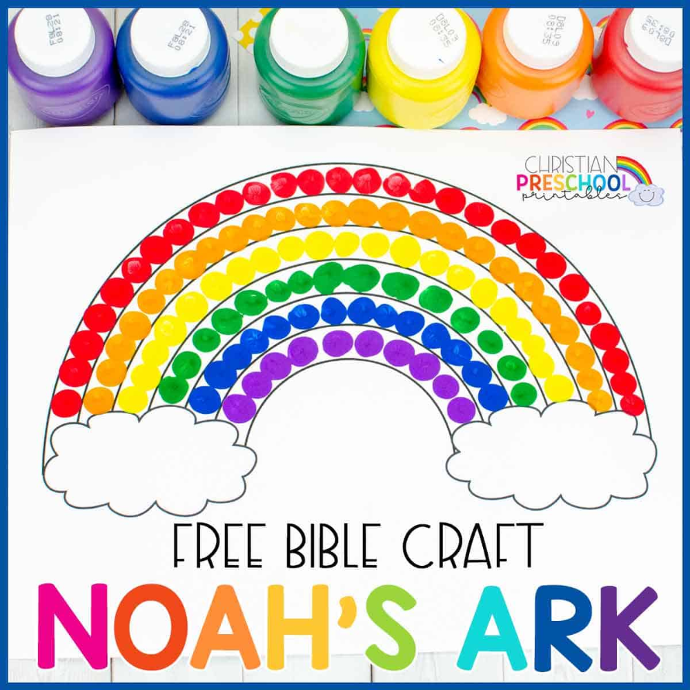 Printable Rainbow Craft
