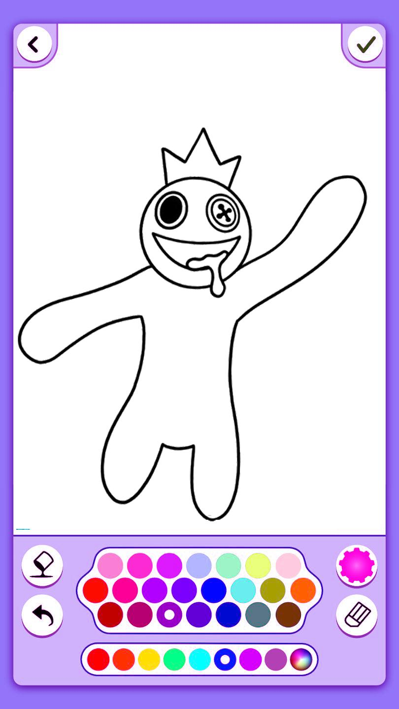 printable coloring rainbow friends printable coloring rainbow friends