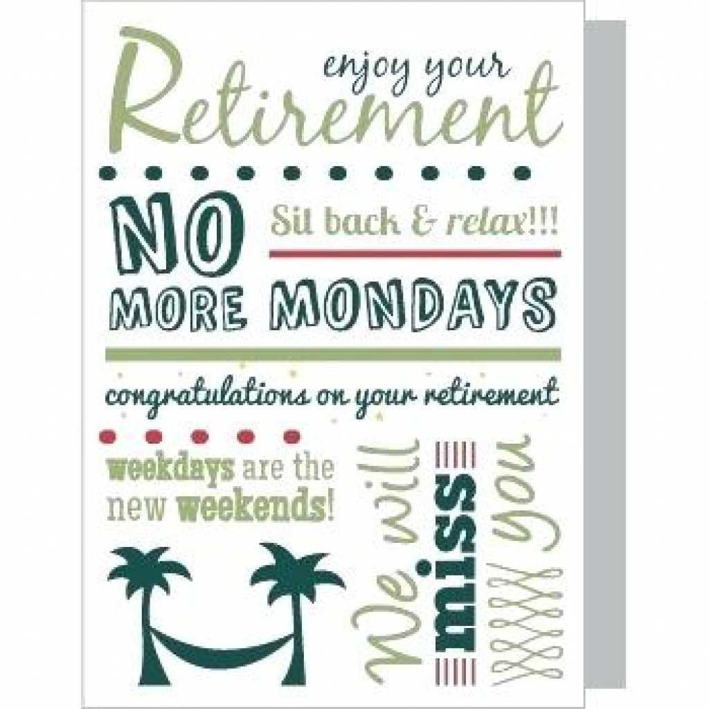 Printable Retirement Cards Free
