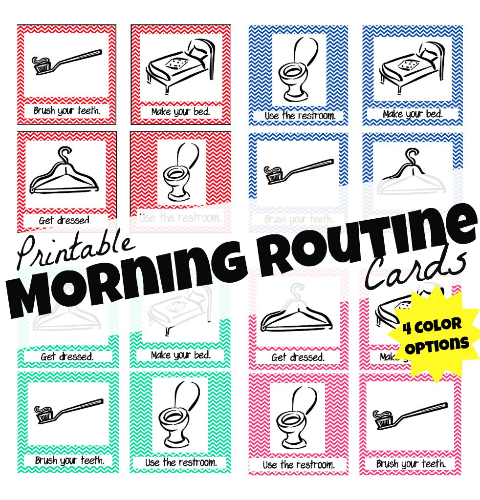 Printable Routine Cards