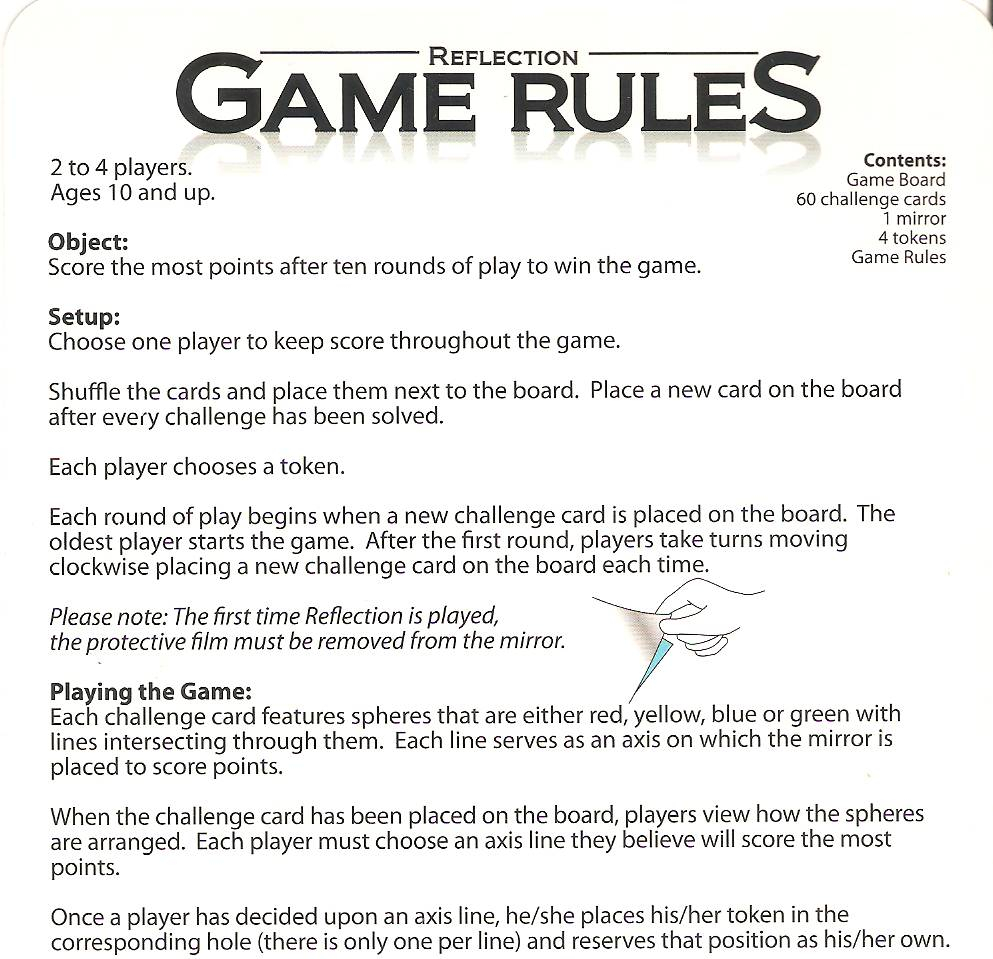 Printable Rules For Card Game 31