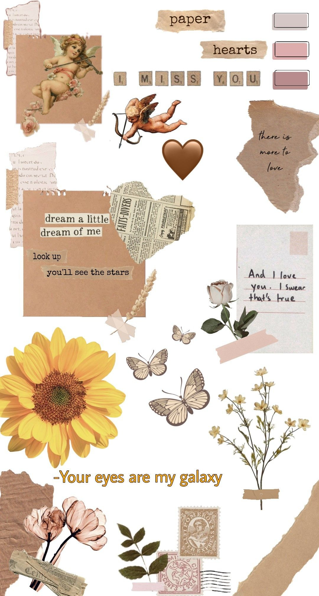 printable scrapbook paper aesthetic