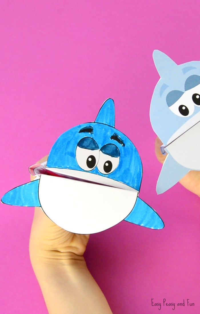 printable shark craft