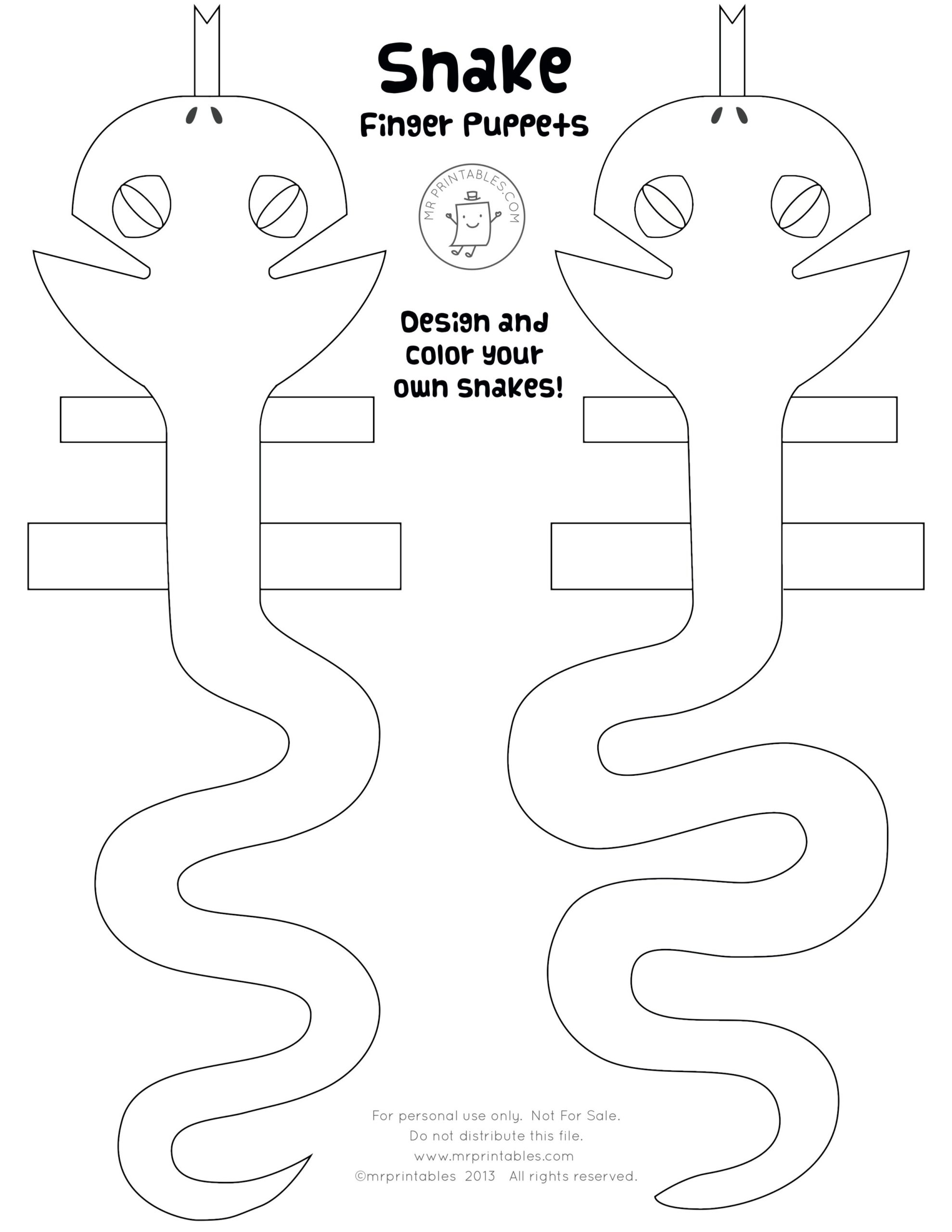 Printable Snake Craft