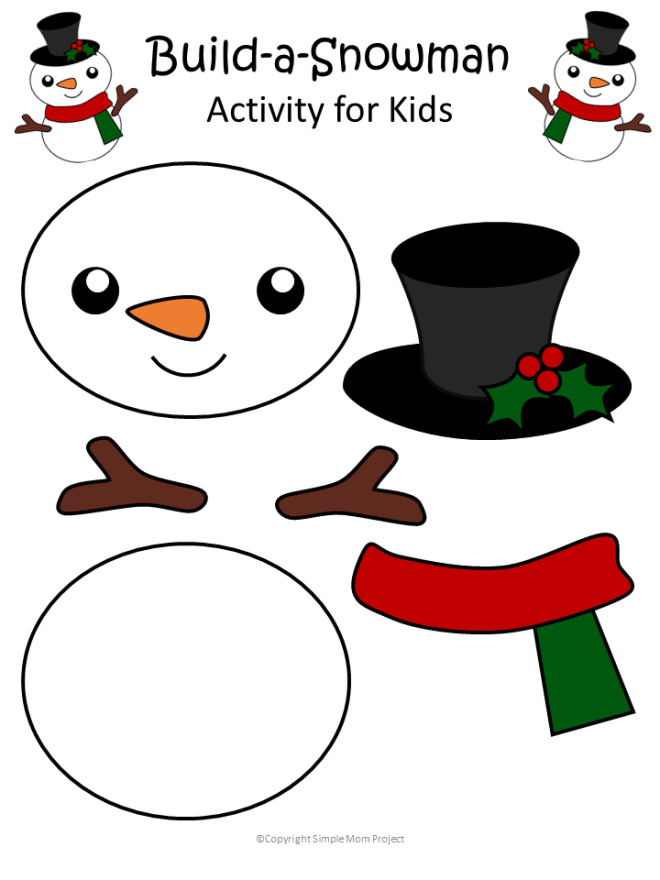Printable Snowman Craft Printable Word Searches