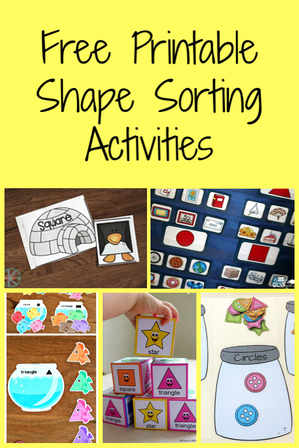 Printable Sorting Activity
