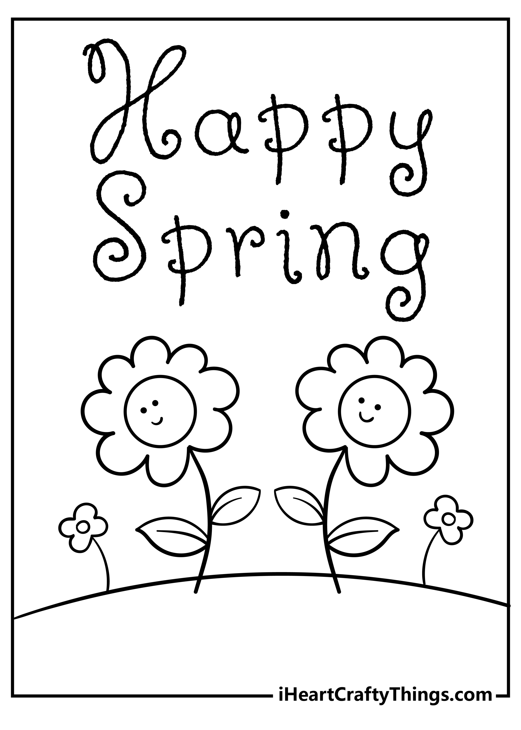 printable coloring sheets spring printable coloring sheets spring