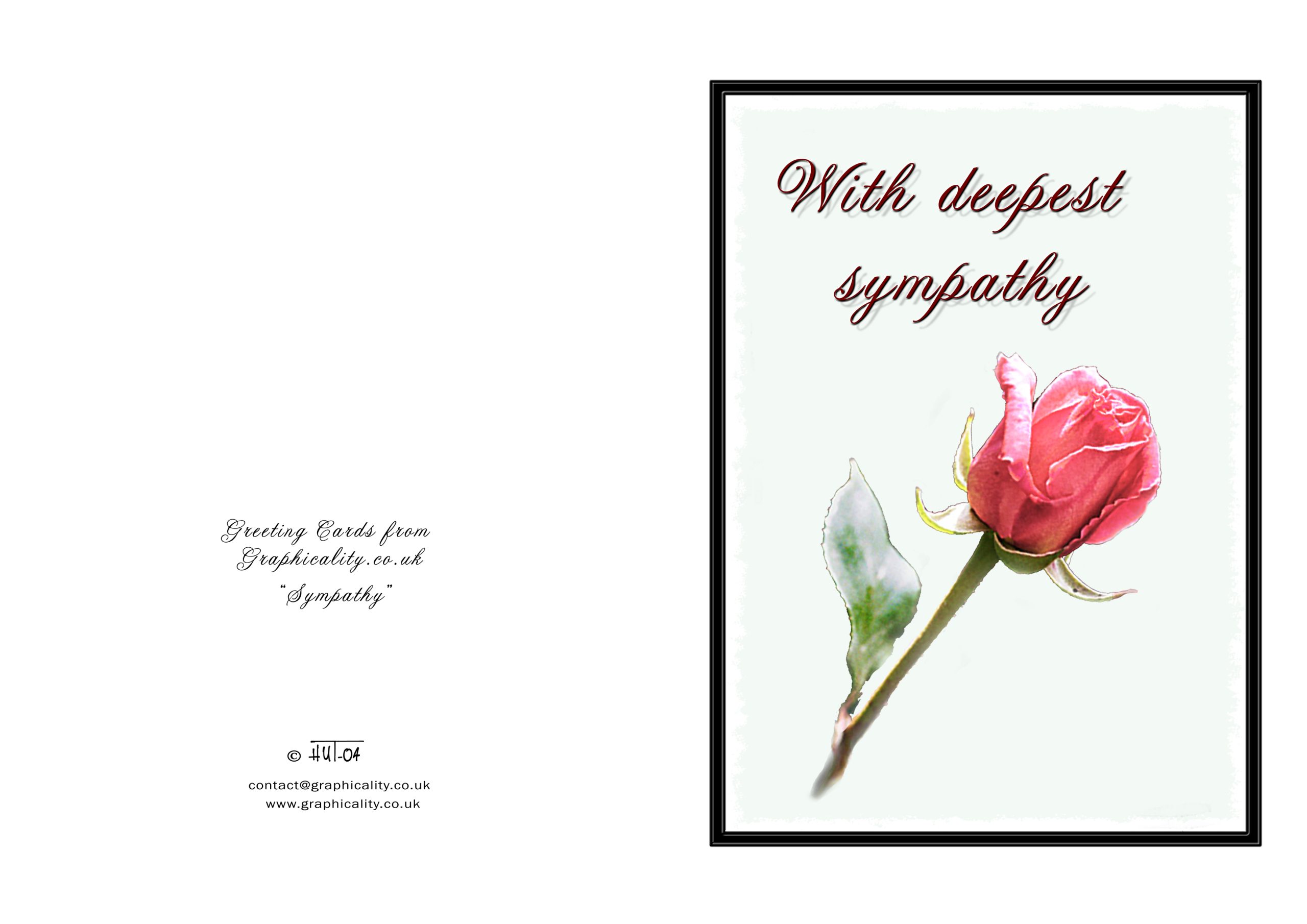 Printable Sympathy Card