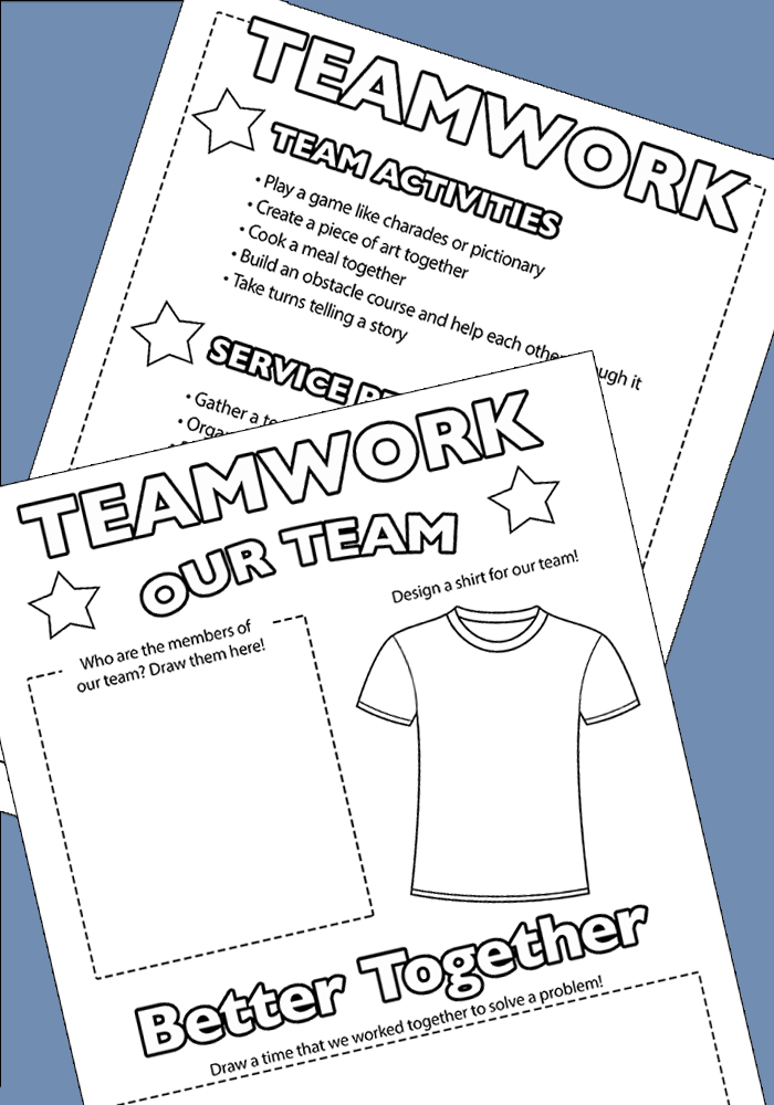 Printable Team Building Activities Worksheets