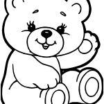 Printable Teddy Bear Coloring Page Print Color Craft