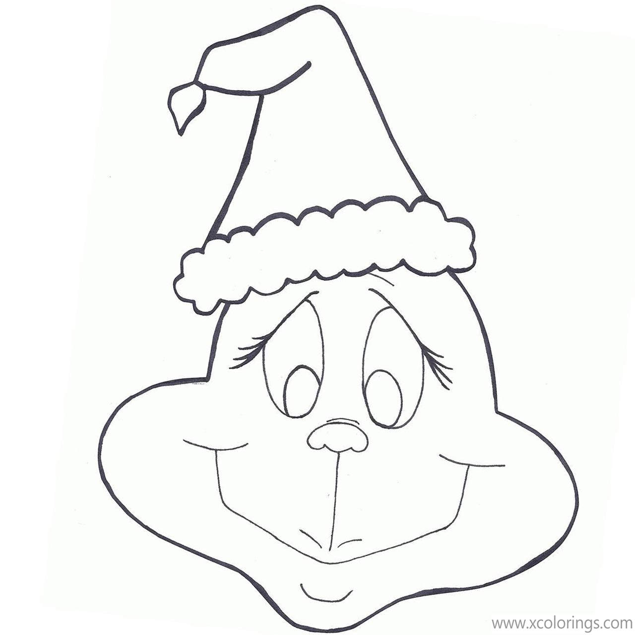 Printable The Grinch Face