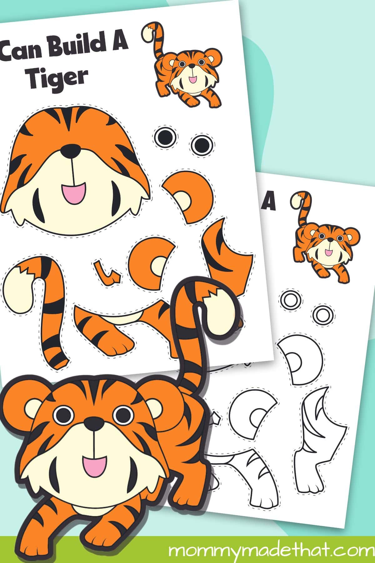 printable tiger craft printable tiger craft