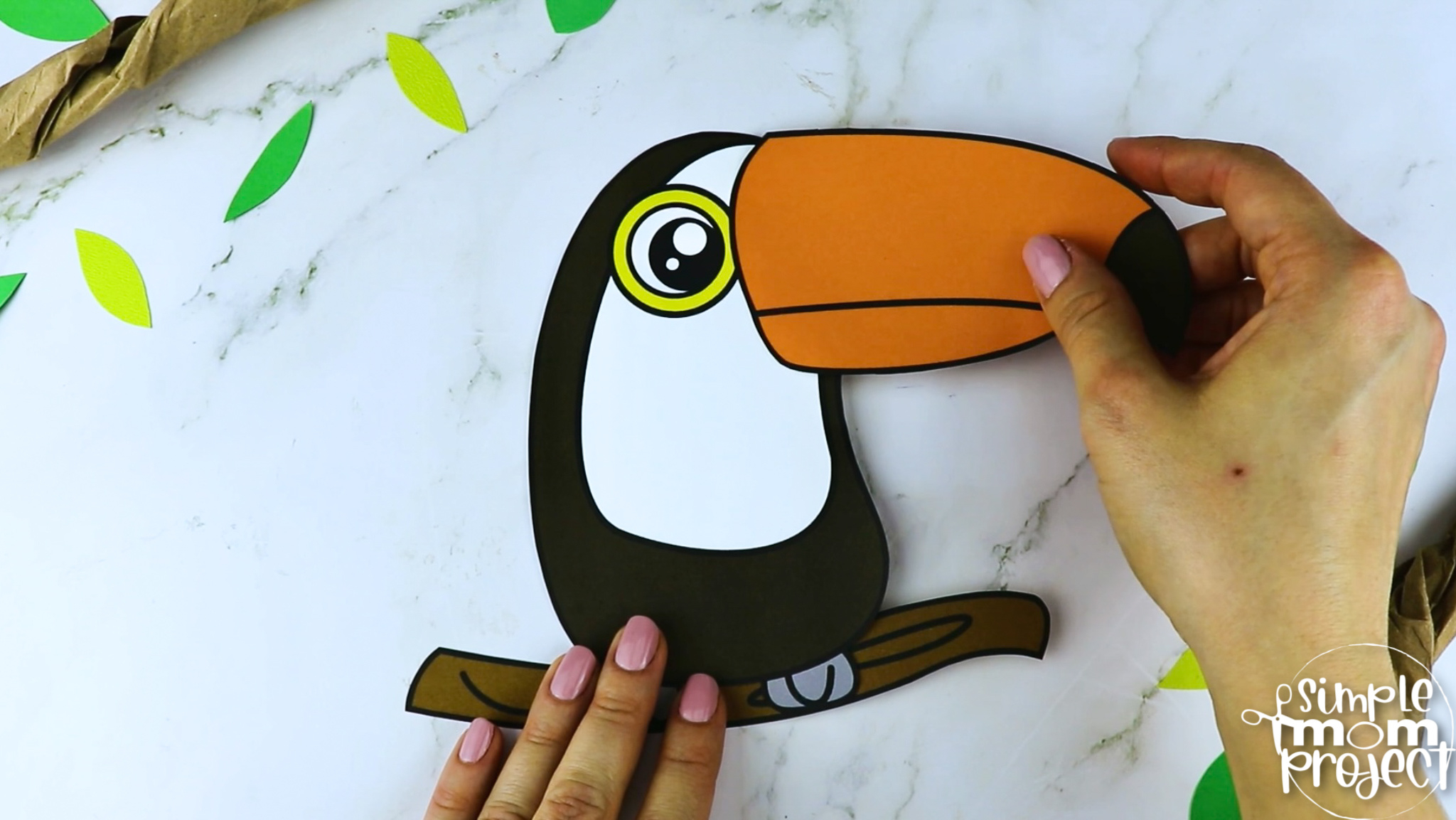 Printable Toucan Craft Template Simple Mom Project