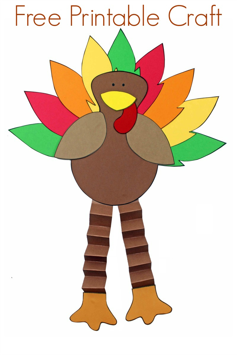turkey crafts for kids printable pdf