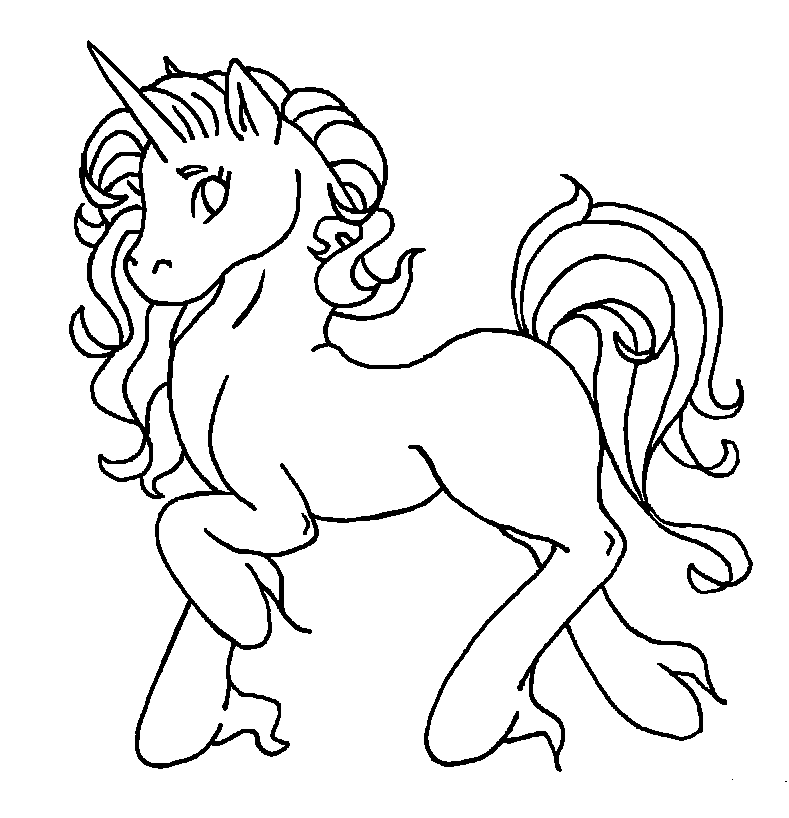 Printable Unicorn Coloring Page Coloring Home