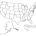 Printable Us Map For Coloring Printable US Maps