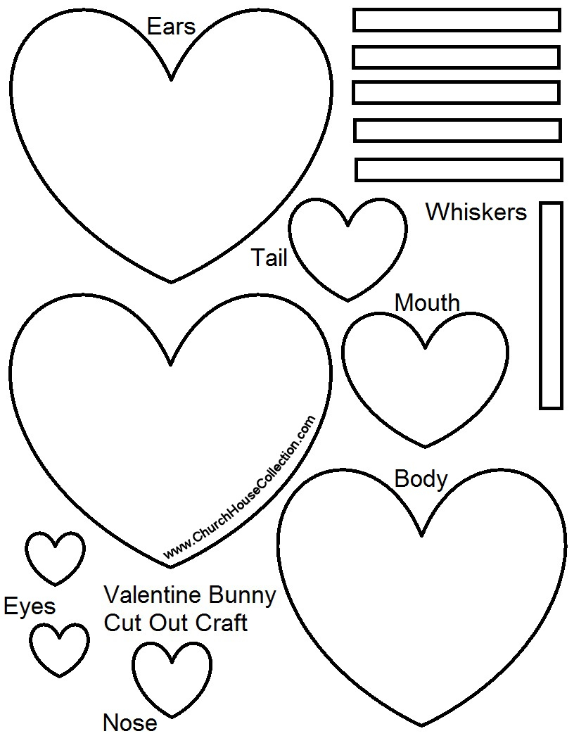 Printable Valentine Craft Templates