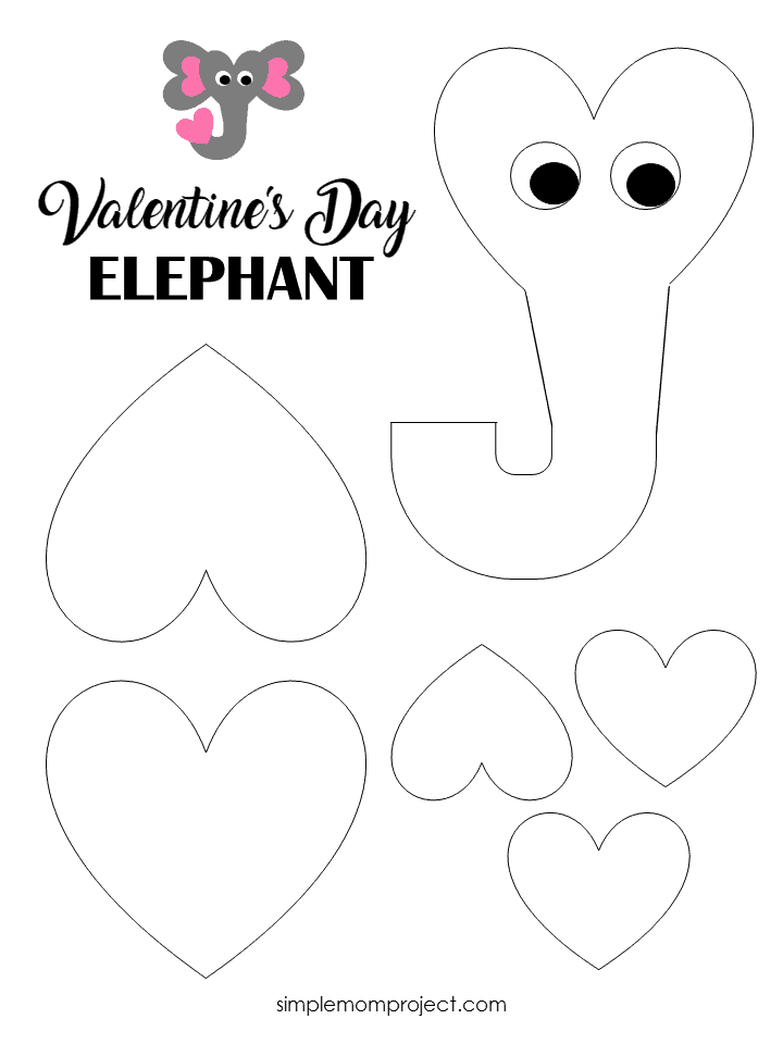printable valentine craft templates