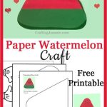 Printable Watermelon Craft