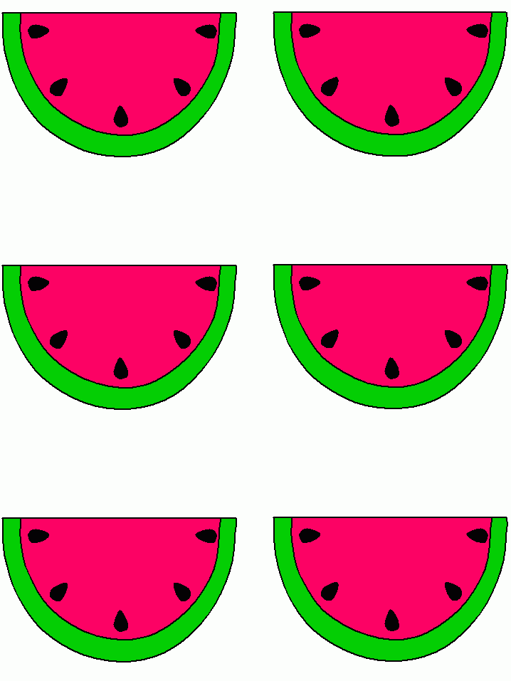 Printable Watermelon Craft