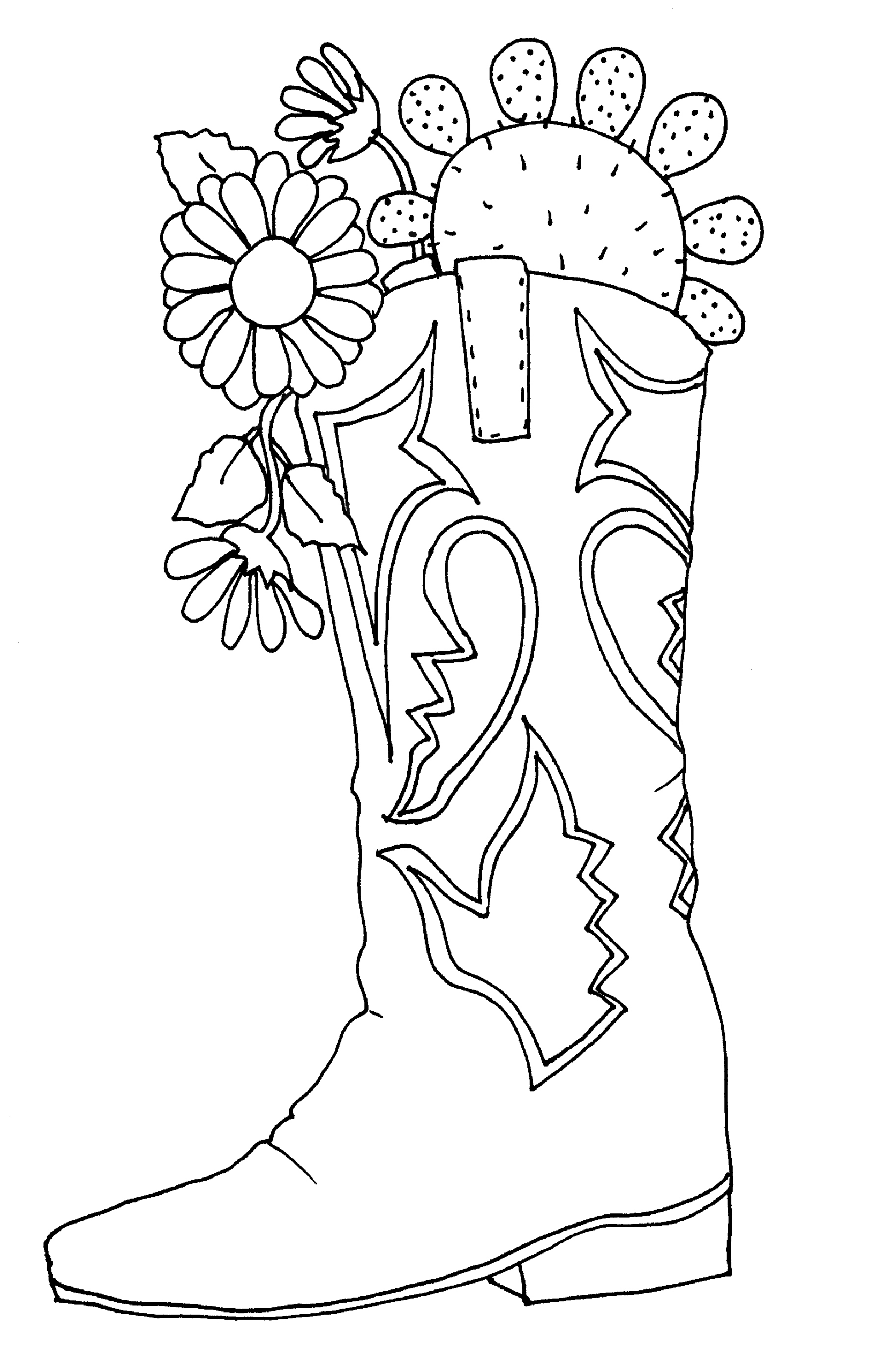 printable western coloring pages for adults