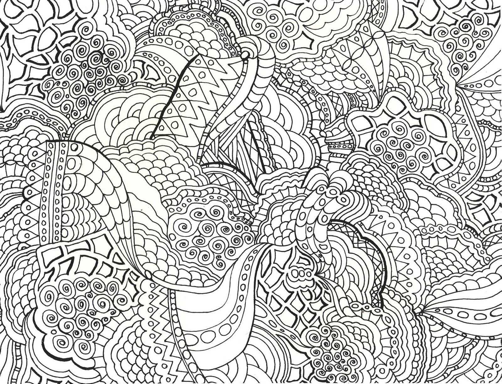 Printable Zentangle Coloring Pages Free Coloring Home