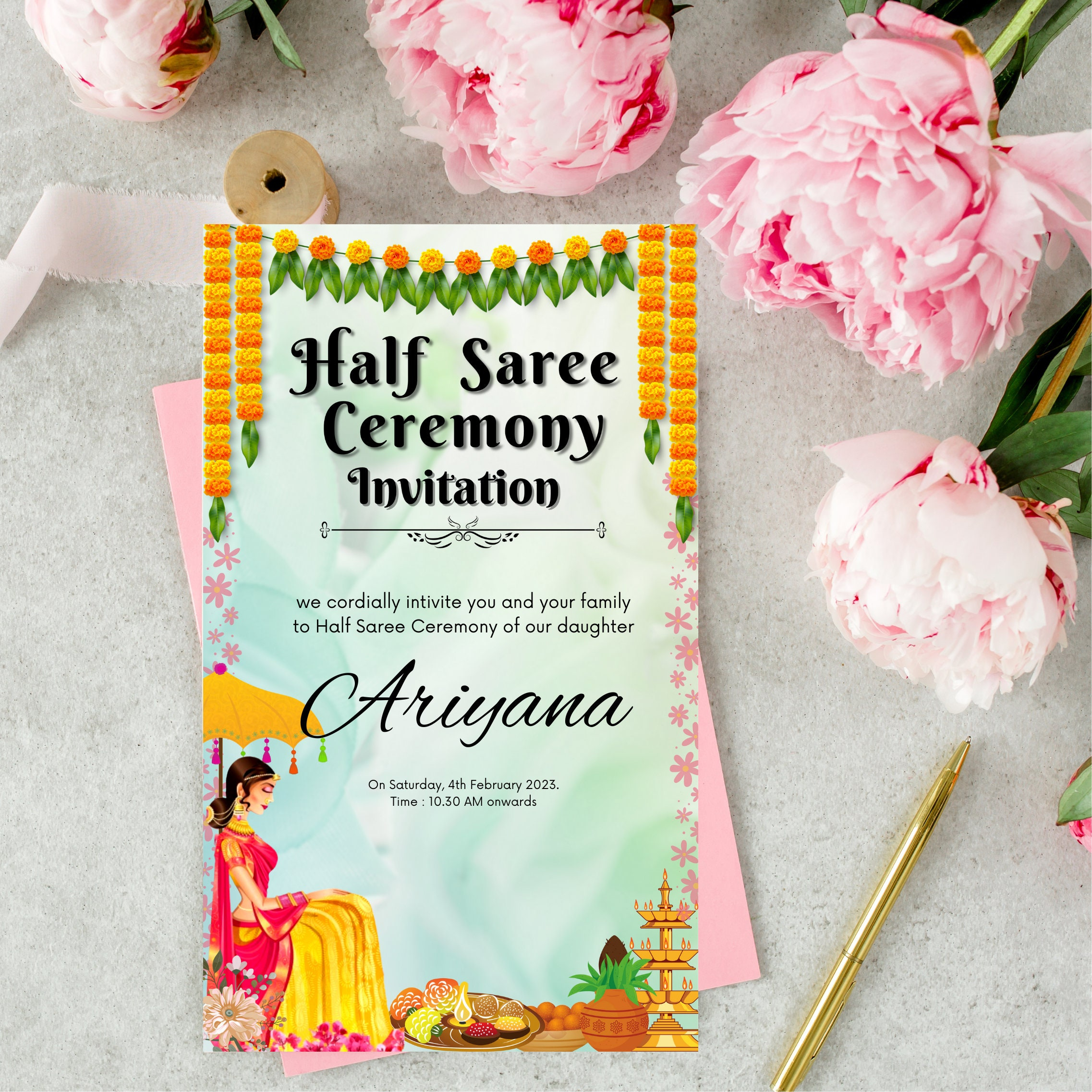 invitation template for puberty function invitation template for puberty function