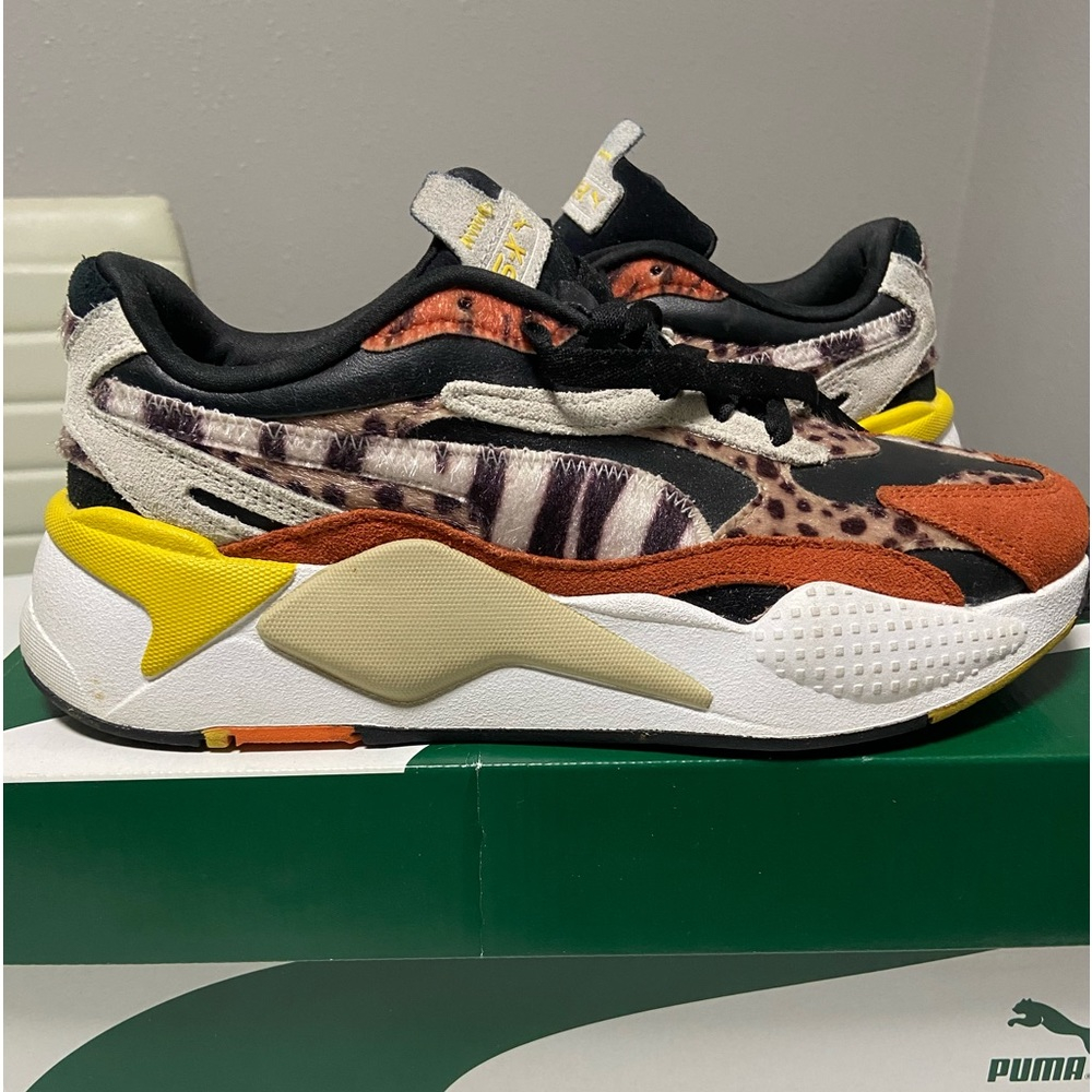 Puma Rs X Multi Colored Animal Print Sneakers Gem
