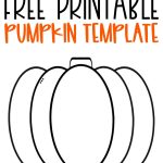 Pumpkin Craft Printable