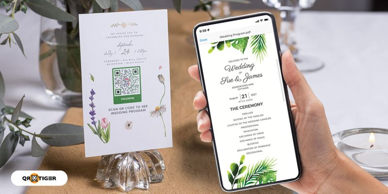 Qr Code On Wedding Invitation Wedding Blog