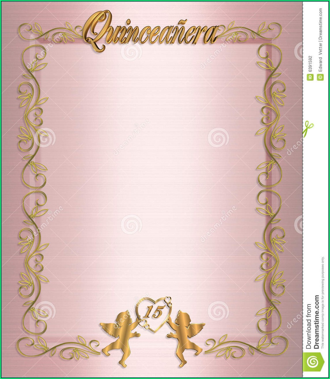 invitation templates quinceanera