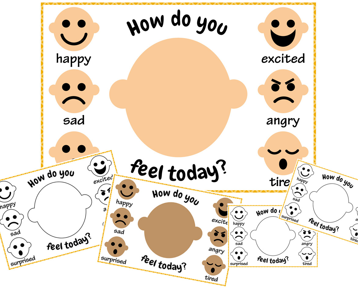  quot How Do You Feel Today quot Emotion Expression Worksheets TeachersMag