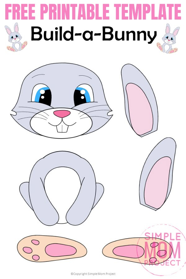 Rabbit Crafts For Kids Printables