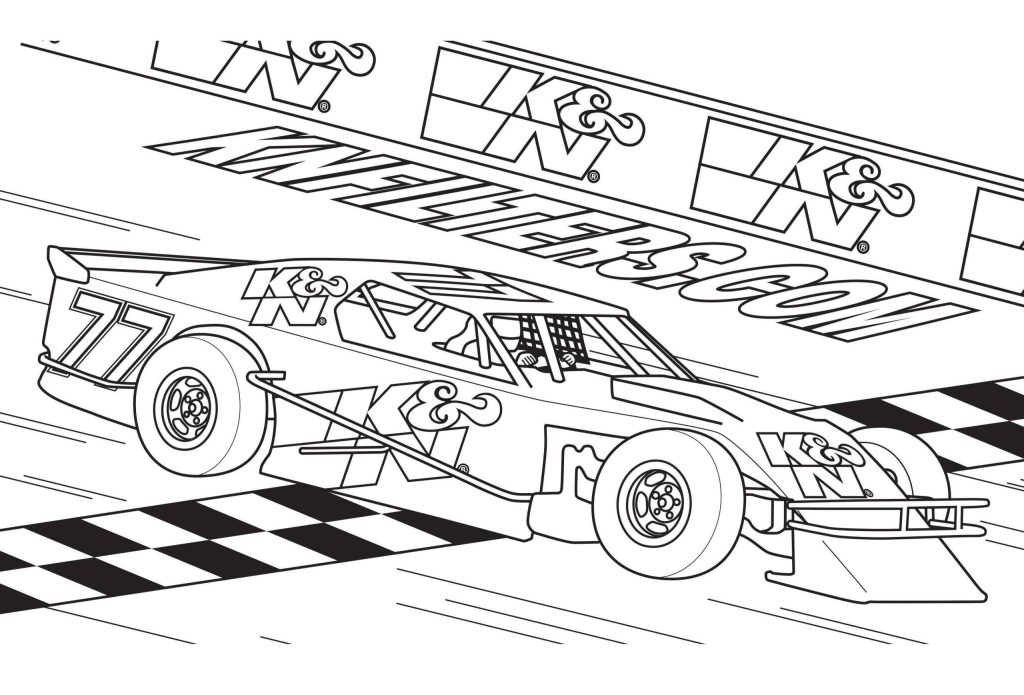 Race Car Coloring Pages For All Ages