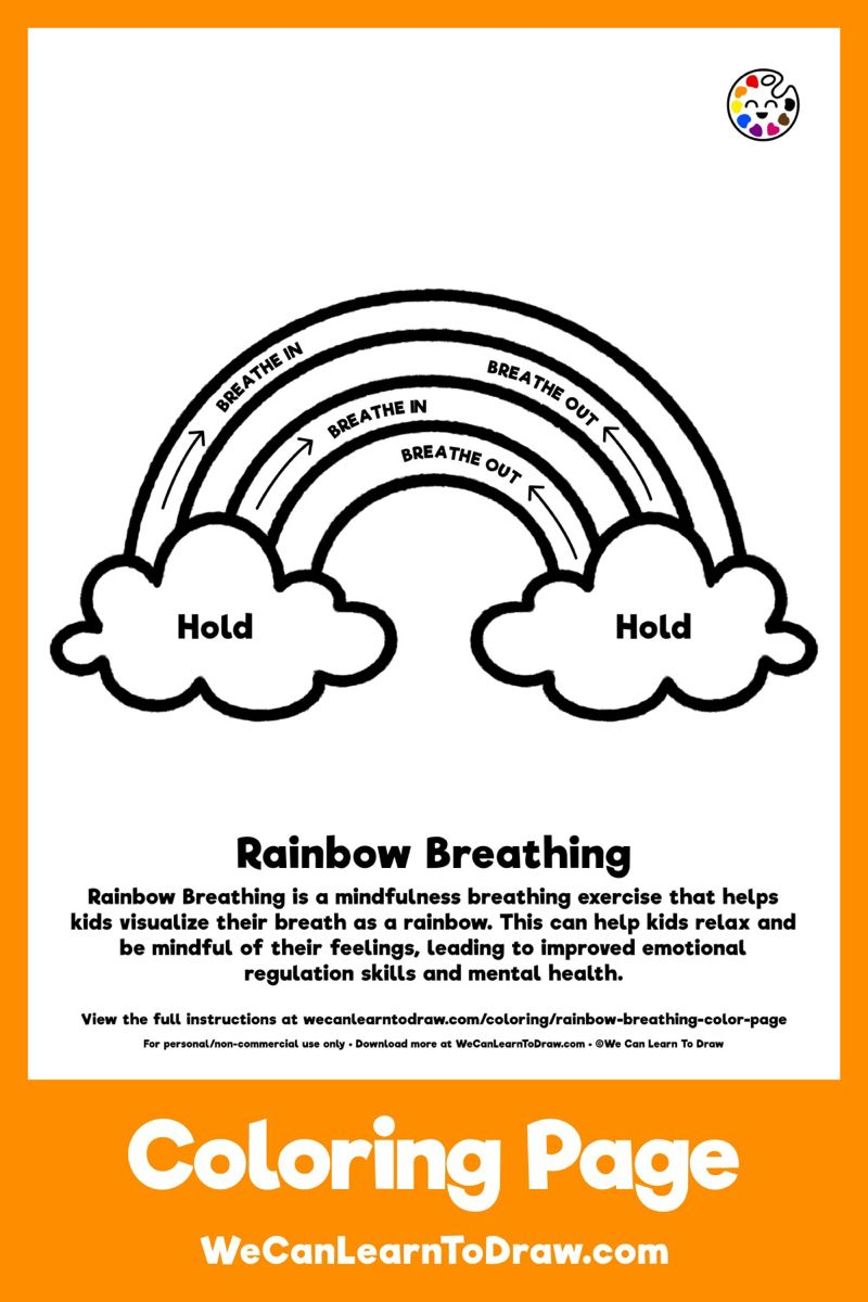 printable picture of a rainbow