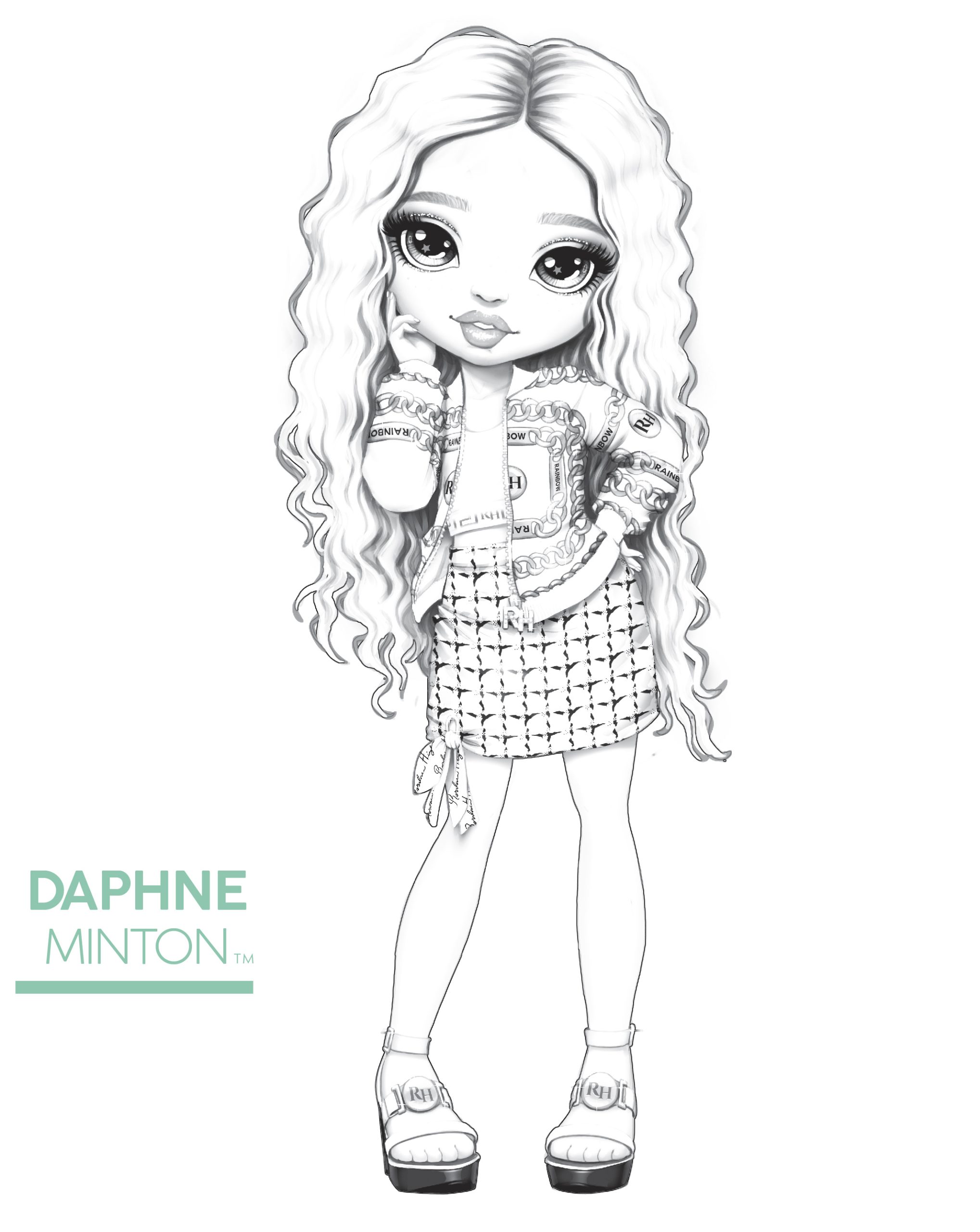 Rainbow High Coloring Pages Printable Printable Templ Vrogue co