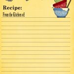 Recipe Cards Pink Polka Dot Creations