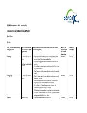 Risk Assessment Arts And Crafts pdf Risk Assessment Arts And 
