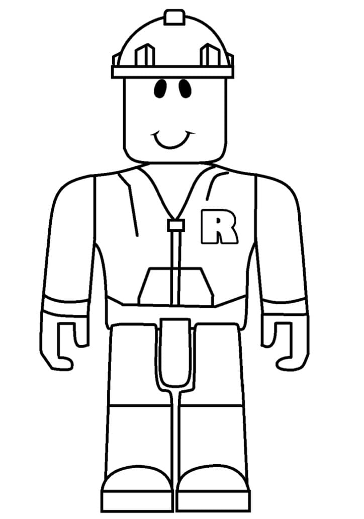 printable coloring pages for kids roblox