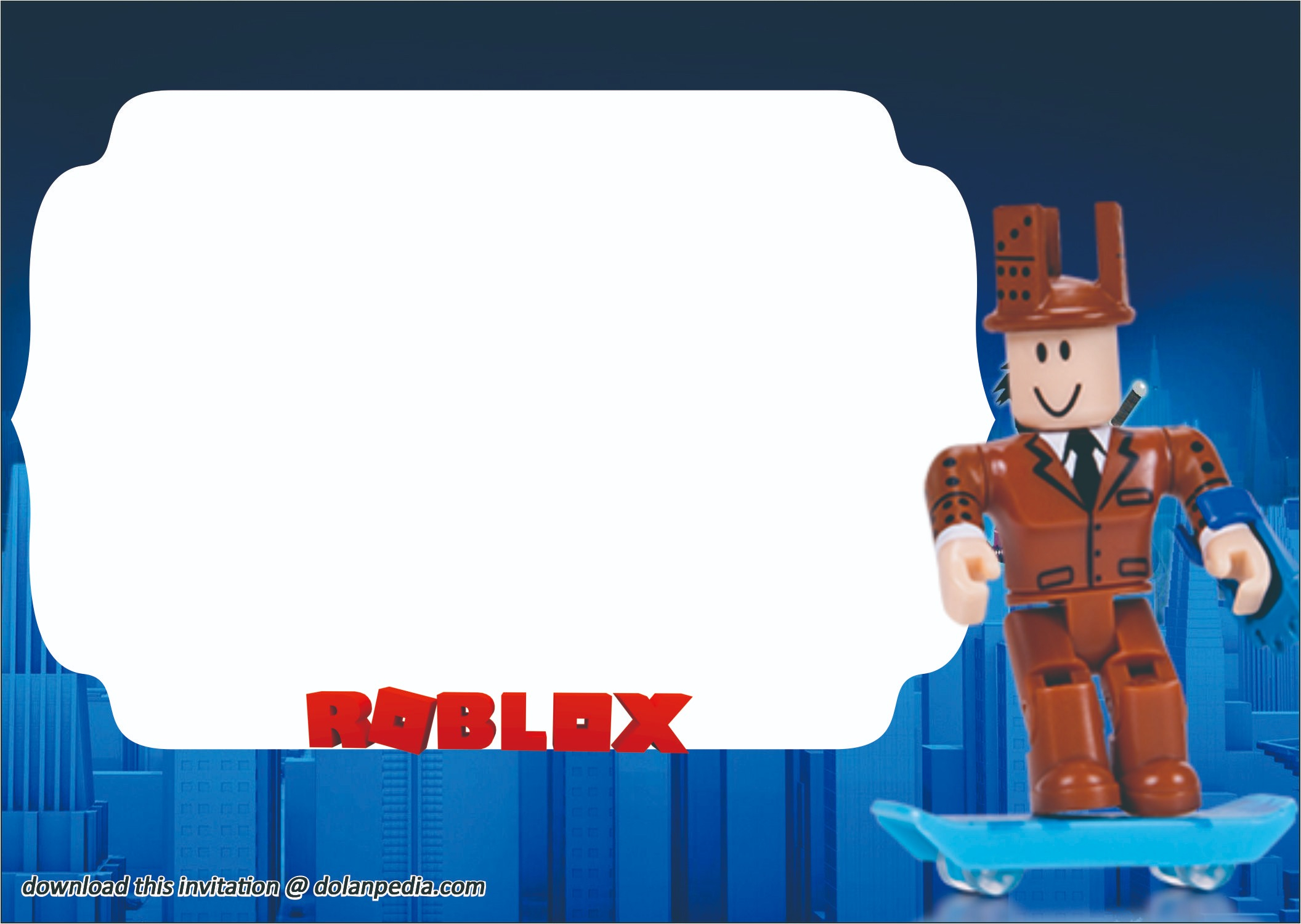invitation template roblox