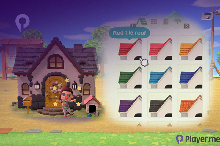 Roof Colours In Animal Crossing New Horizons Player me