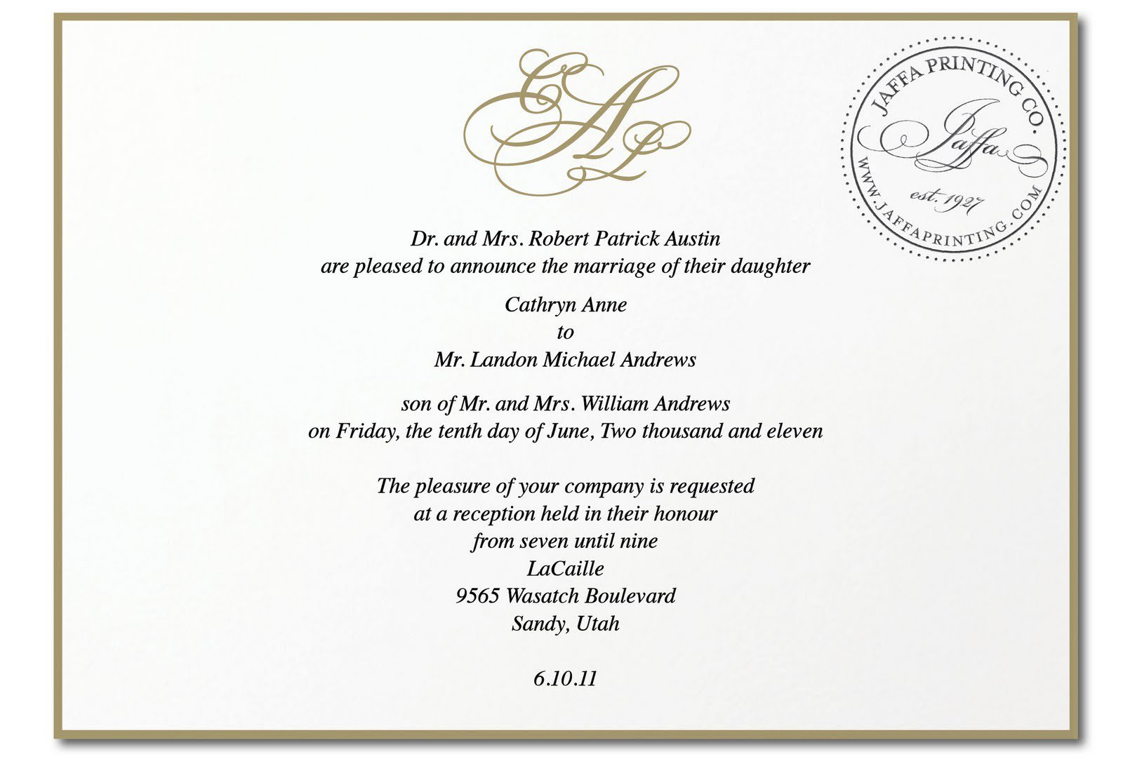 Royal Wedding Invitation Template Ks1