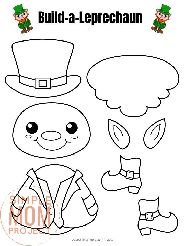 printable leprechaun craft