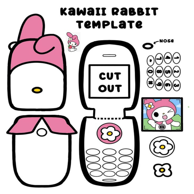 printable craft sanrio