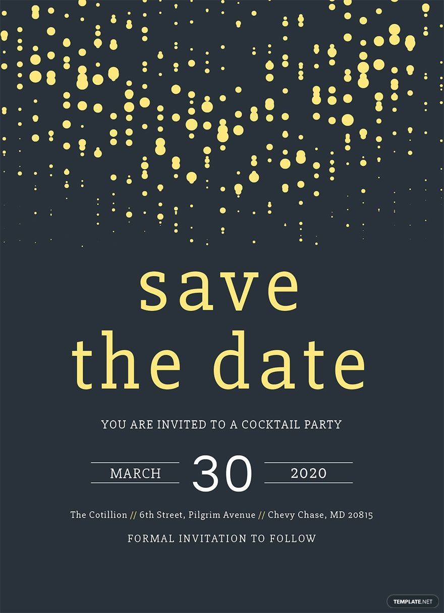 invitation template date