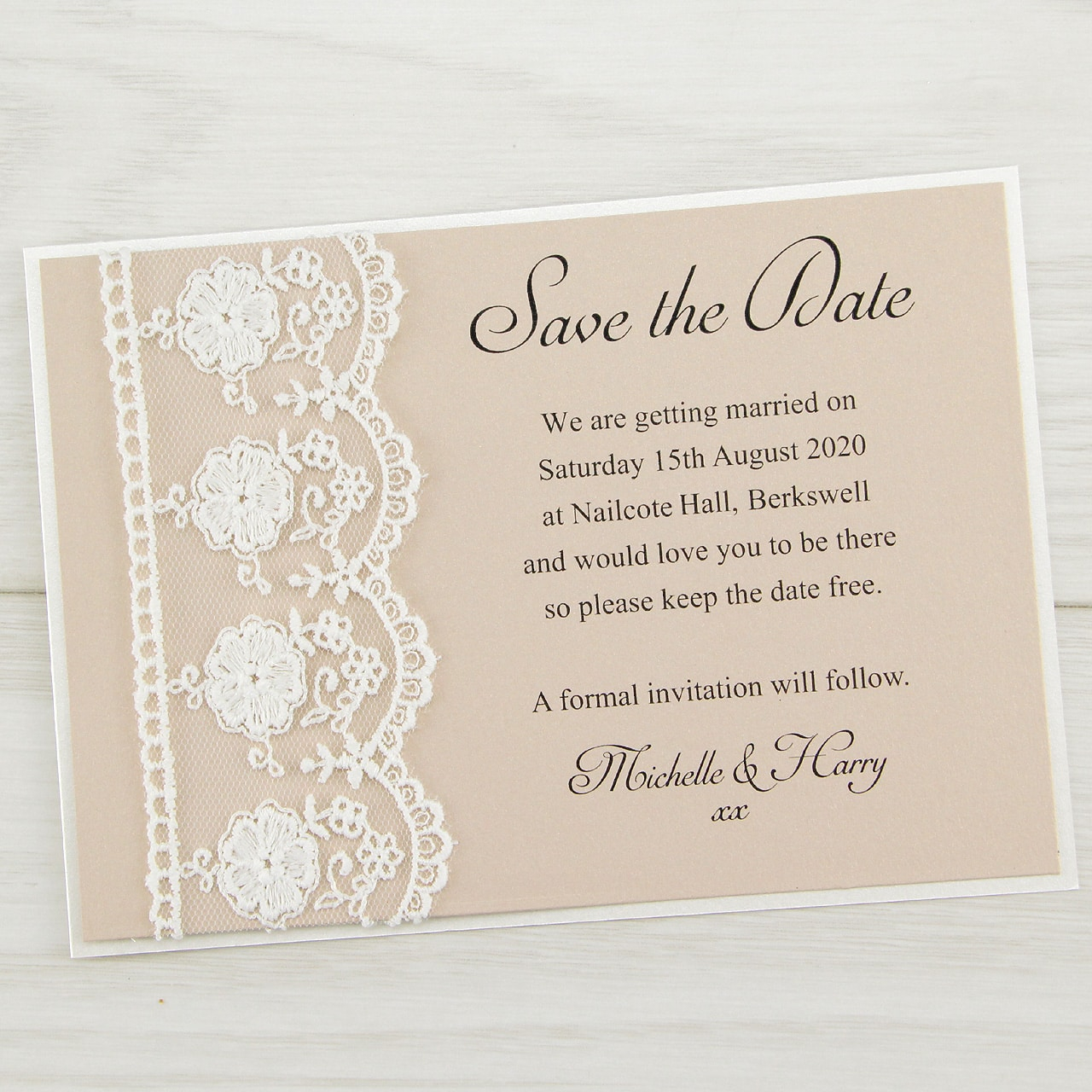 Save the date Pure Invitation Wedding Invites